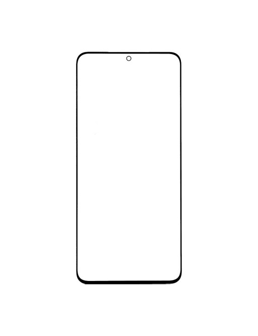 Glas mit Rahmen für Samsung Galaxy S20 Plus (5G) Schwarz