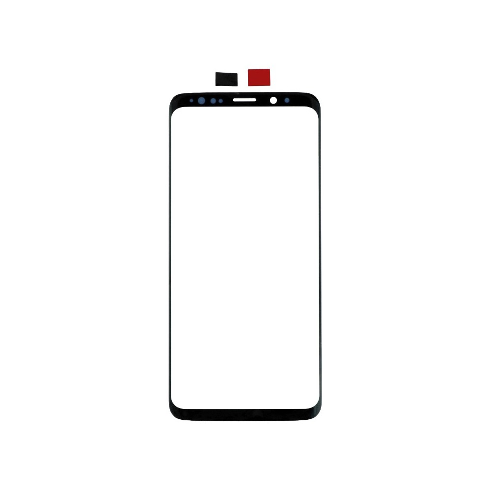 Verre avec cadre pour Samsung Galaxy S9 Noir