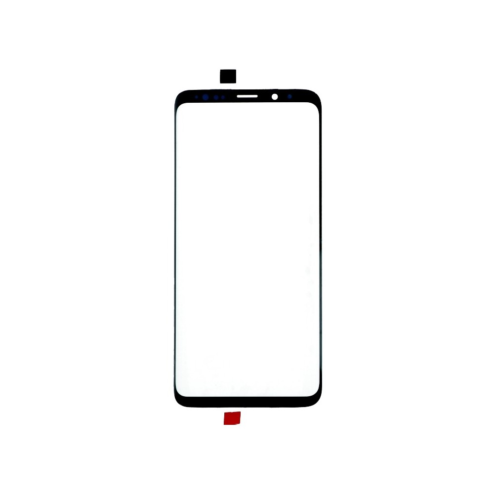 Glas mit Rahmen für Samsung Galaxy S9 Plus Schwarz
