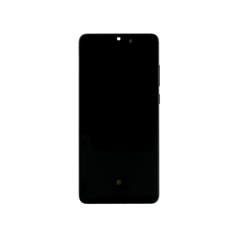 Huawei P30 OLED Digitizer Ersatzdisplay mit Rahmen vormontiert Schwarz