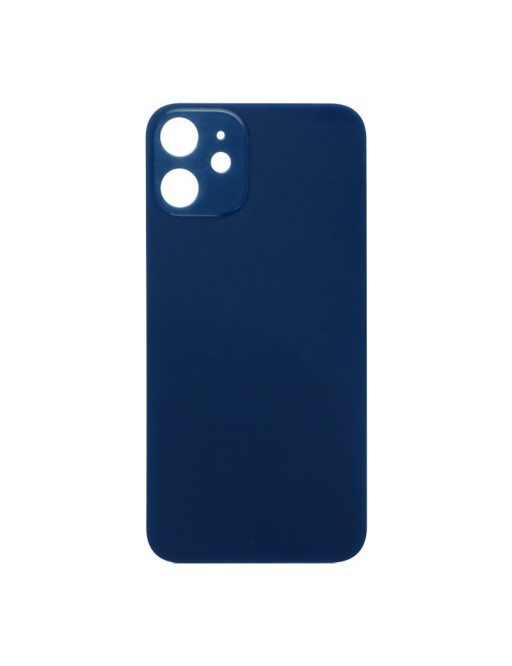 coque arrière du couvercle de la batterie pour iPhone 12 Mini Bleu "Big Hole" (A2176, A2398, A2400, A2399)