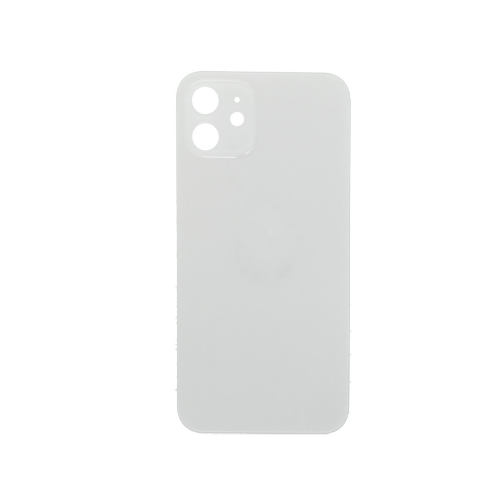 couvercle arrière de batterie pour iPhone 12 Mini Couvercle arrière blanc "Big Hole" (A2176, A2398, A2400, A2399)
