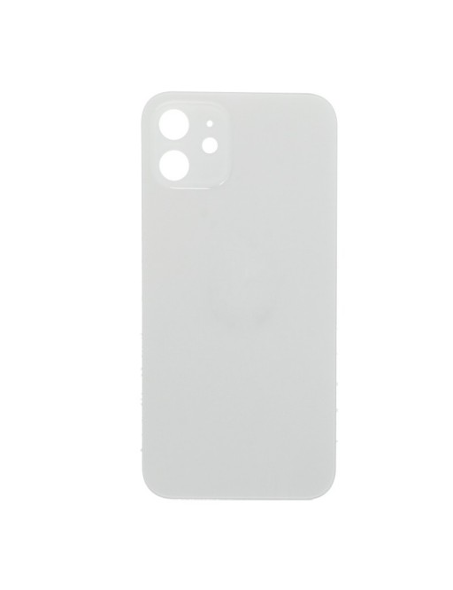 couvercle arrière de batterie pour iPhone 12 Mini Couvercle arrière blanc "Big Hole" (A2176, A2398, A2400, A2399)