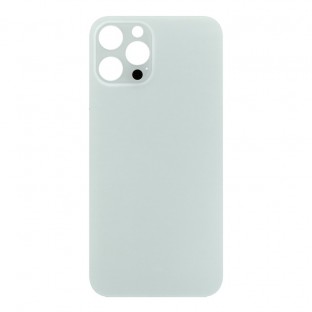 iPhone 12 Pro Max Copertura posteriore della batteria Cover Silver "Big Hole" (A2342, A2410, A2412, A2411)
