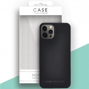 Case 44 Cover posteriore in silicone per iPhone 12 Pro Max Nero (CFFCA0449)
