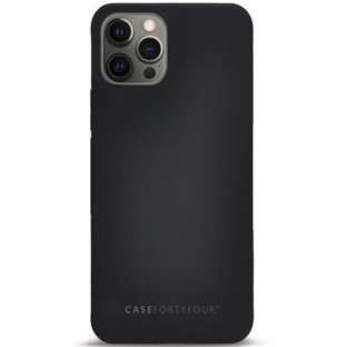 Case 44 Coque en silicone pour iPhone 12 Pro Max Noir (CFFCA0449)