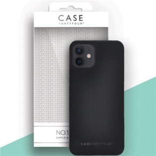Case 44 Coque en silicone pour iPhone 12 / 12 Pro Noir (CFFCA0472)