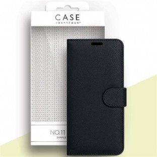 Case 44 faltbare Hülle mit Kreditkarten-Halterung für das Samsung Galaxy A42 Schwarz (CFFCA0533)