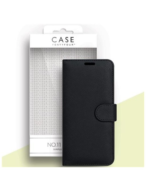Case 44 faltbare Hülle mit Kreditkarten-Halterung für das Samsung Galaxy A42 Schwarz (CFFCA0533)