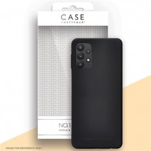 Case 44 Cover posteriore in silicone per Samsung Galaxy A32 5G Nero (CFFCA0584)
