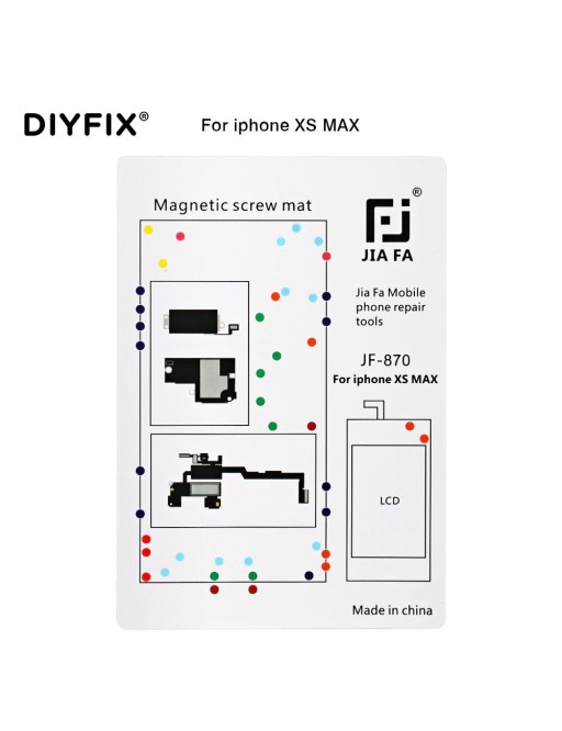 Magnetische Schraubenhalter-Matte für iPhone XS Max