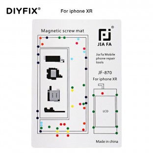 Tapis de support de vis magnétique pour iPhone XR