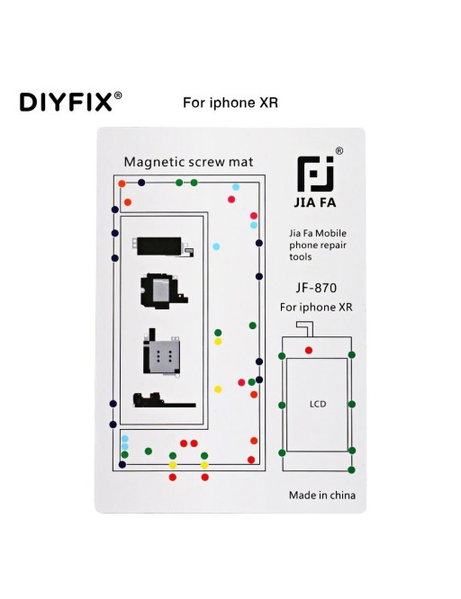 Magnetische Schraubenhalter-Matte für iPhone XR