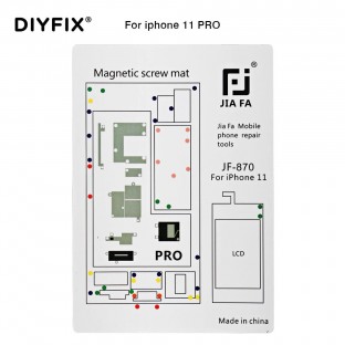 Tapis de support de vis magnétique pour iPhone 11 Pro