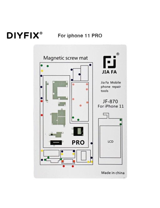 Magnetische Schraubenhalter-Matte für iPhone 11 Pro