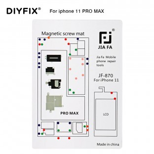 Magnetische Schraubenhalter-Matte für iPhone 11 Pro Max