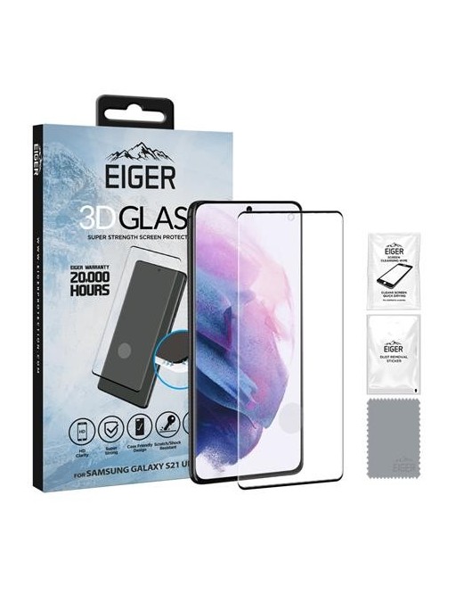 Eiger Samsung Galaxy S21 Ultra 3D Verre de protection de l'écran (EGSP00699)