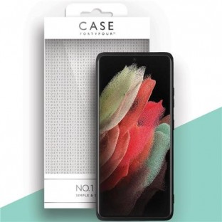 Case 44 Silikon Backcover für Samsung Galaxy S21 Ultra Schwarz (CFFCA0549)