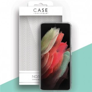 Case 44 Silikon Backcover für Samsung Galaxy S21 Ultra Transparent (CFFCA0542)