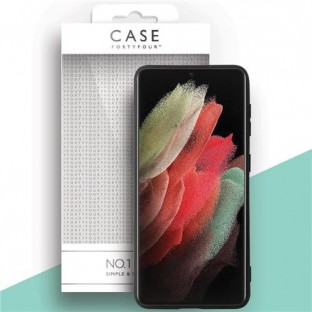 Case 44 Silikon Backcover für Samsung Galaxy S21 Plus Schwarz (CFFCA0548)