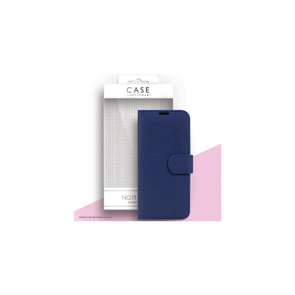 Case 44 Étui pliable avec porte-cartes de crédit pour le Samsung Galaxy S21 Plus Bleu (CFFCA0560)
