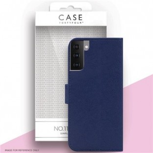 Case 44 Étui pliable avec porte-cartes de crédit pour le Samsung Galaxy S21 Plus Bleu (CFFCA0560)