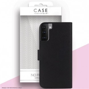 Case 44 Étui pliable avec porte-cartes de crédit pour Samsung Galaxy S21 Plus Noir (CFFCA0555)