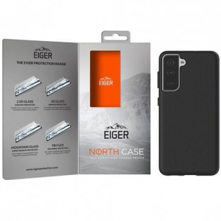 Eiger Galaxy S21 North Case Premium Hybrid Schutzhülle Schwarz (EGCA00291)