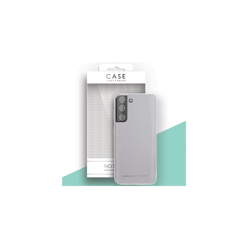 Case 44 Cover posteriore in silicone per Samsung Galaxy S21 trasparente (CFFCA0540)