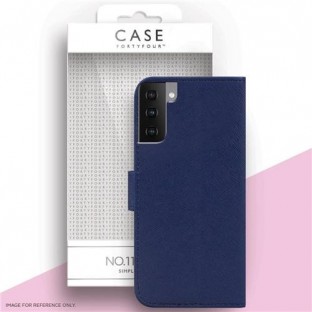 Case 44 faltbare Hülle mit Kreditkarten-Halterung für das Samsung Galaxy S21 Plus Blau (CFFCA0559)