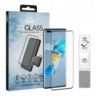 Eiger Huawei Mate 40 Pro 3D Glass Display Schutzglas Vollbildschirm (EGSP00677)
