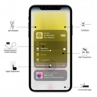 Eiger Apple iPhone 11 Pro Max / Xs Max 3D Glass verre de protection de l'écran à utiliser avec un étui (EGSP00522)
