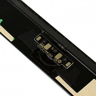 digitateur en verre de l'écran tactile de l'iPad 2 noir préassemblé (A1395, A1396, A1397)