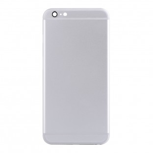 iPhone 6 Plus Backcover Rückschale Silber / Weiss
