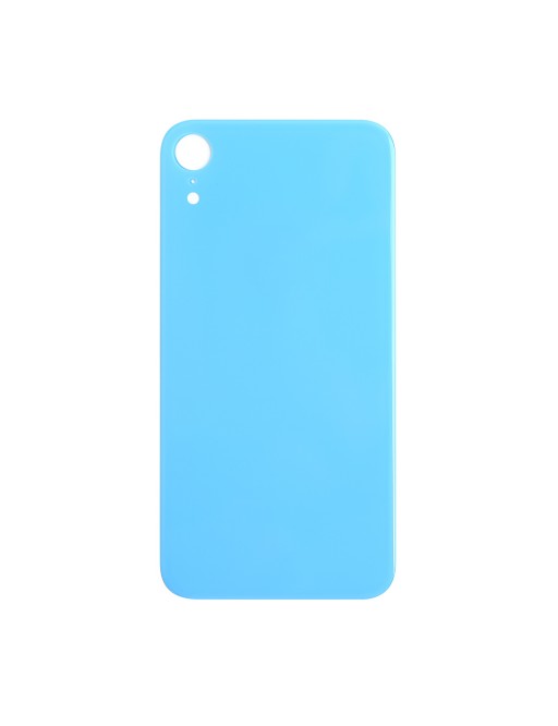 coque arrière du couvercle de la batterie de l'iPhone Xr Bleu "Big Hole" (A1984, A2105, A2106, A2107)