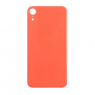 coque arrière du couvercle de la batterie de l'iPhone Xr Orange "Big Hole" (A1984, A2105, A2106, A2107)
