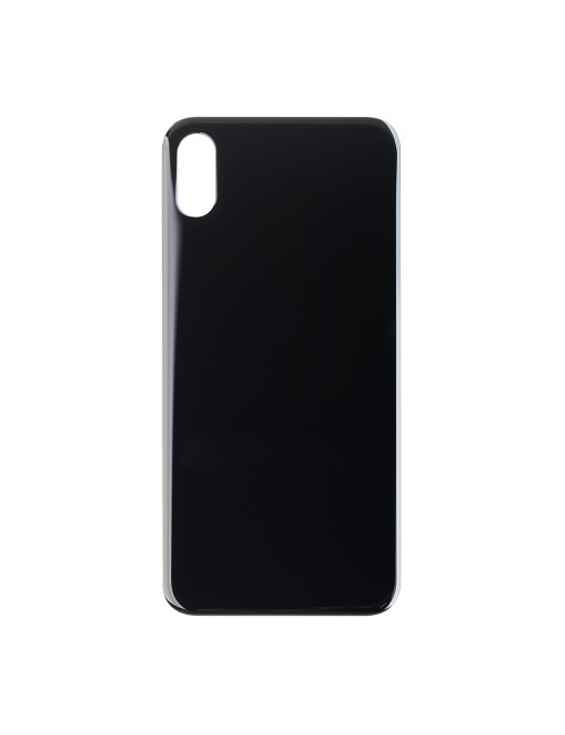 iPhone Xs Copertura posteriore della batteria Copertura posteriore nero / spazio grigio "Big Hole" (A1920, A2097, A2098, A2100)