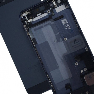 iPhone 5 Back Cover Back Shell Nero Pre-Assemblato (A1428, A1429)
