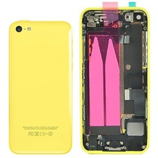 iPhone 5C Backcover Backshell Yellow Preassembled (A1456, A1507, A1516, A1526, A1529, A1532)