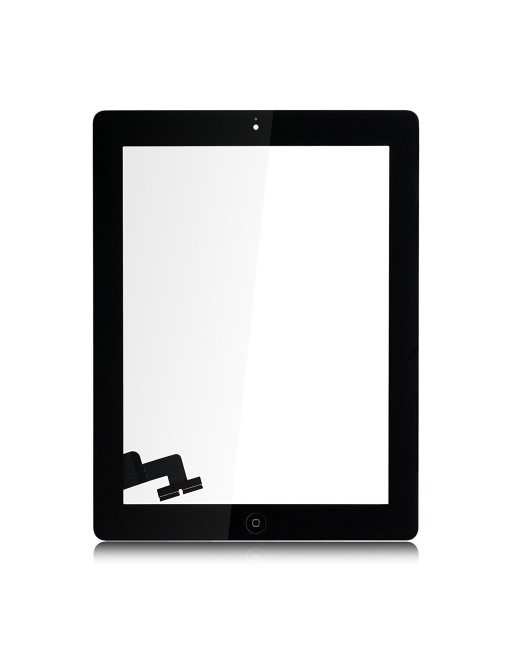 iPad 2 Touchscreen Glas Digitizer Schwarz Vormontiert (A1395, A1396, A1397)