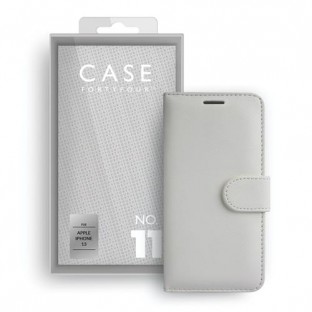 Case 44 faltbare Hülle mit Kreditkarten-Halterung für das iPhone 13 Weiss (CFFCA0655)