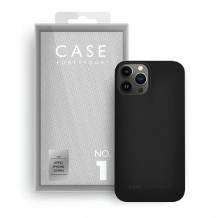 Case 44 Cover posteriore in silicone per iPhone 13 Pro Nero (CFFCA0643)