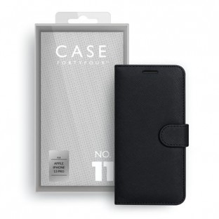 Case 44 custodia pieghevole con porta carte di credito per iPhone 13 Pro Nero (CFFCA0656)