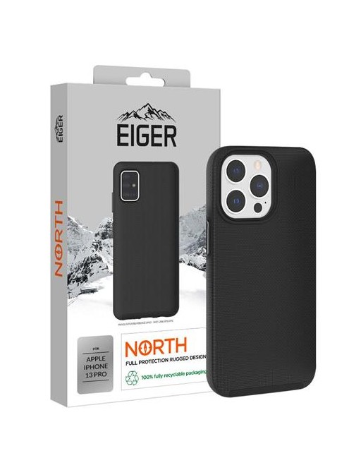 Eiger Apple iPhone 13 Pro Outdoor-Cover North Case Schwarz (EGCA00333)