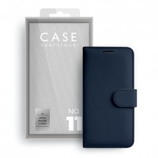 Case 44 étui pliable avec porte-carte de crédit pour iPhone 13 Pro Max bleu (CFFCA0663)