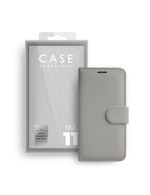 Case 44 étui pliable avec porte-carte de crédit pour iPhone 13 Pro Max Gris (CFFCA0666)