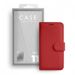 Case 44 étui pliable avec porte-carte de crédit pour iPhone 13 Pro Max Rouge (CFFCA0665)