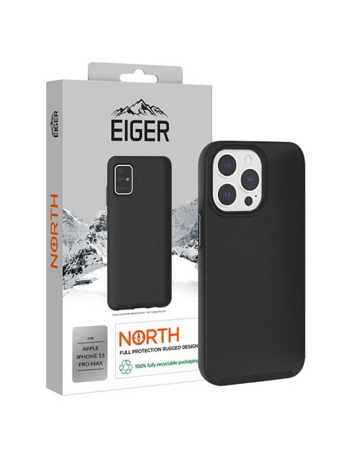 Eiger Apple iPhone 13 Pro Max Outdoor-Cover North Case Schwarz (EGCA00329)