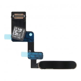 Bouton d'alimentation & capteur d'empreintes digitales Câble flexible pour iPad Air (2020) Noir