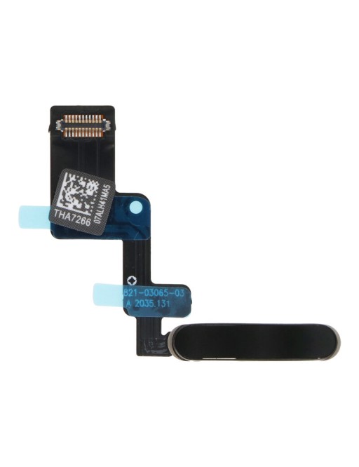 Bouton d'alimentation & capteur d'empreintes digitales Câble flexible pour iPad Air (2020) Noir